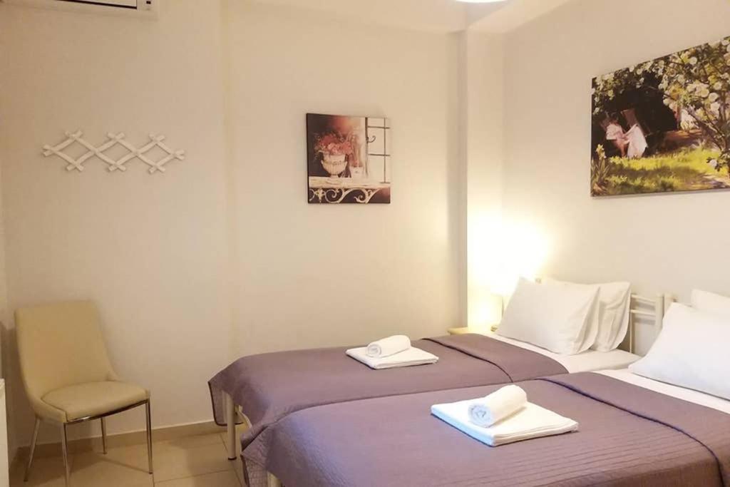 New, Modern, Bright And Independent Apartment 83 M2, With Garden, 5Min To The Beach And The City Center Каламата Екстериор снимка
